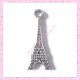  15 breloques tour eiffel en métal argentées 3.2cm