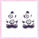  15 breloques ourson nounours en métal argentées 1.7cm