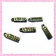 15 petites breloques bronze made with love