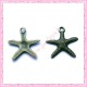  15 breloques étoile de mer en métal bronze 2cm