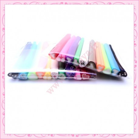 EXTRA PRIX : Mix de 10 canes fimo coeur