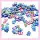Mix 200 tranches fimo Papillon
