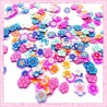 Mix 200 tranches fimo Fleur
