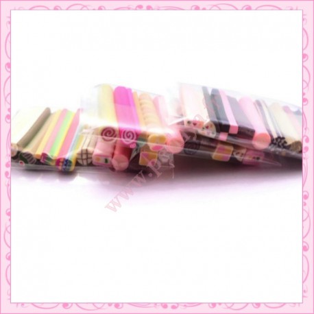 Mix de 10 minis canes fimo gourmandises