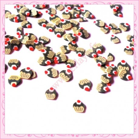500 tranches fimo cupcake