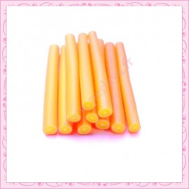 10 canes fimo orange