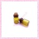  5 fioles marron en verre 0.7ml
