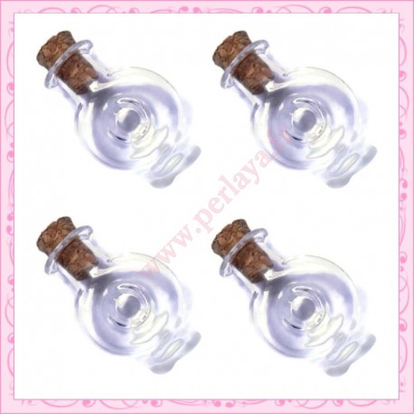 lot de 5 fioles rondes