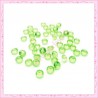 100 strass en acrylique 4,5mm vert