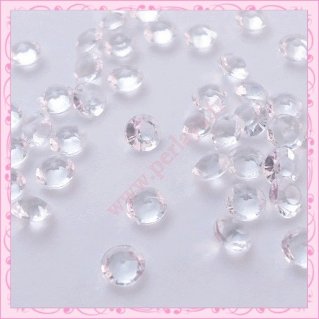 100 strass en acrylique 4,5mm transparent