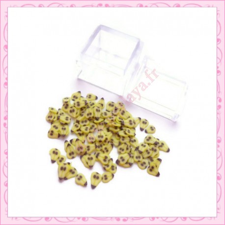 3 boites tranches fimo poire 4mm