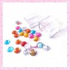 2 boites de mix strass rond 8mm en acrylique