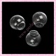 1 globe rond en verre de 25mm