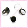  5 bagues globe bronze 15mm