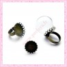  5 bagues globe bronze 20mm