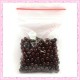 Lot de 200 perles nacrées en verre noires 4mm