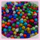 Mix de 300 perles en verre 4mm effet tacheté