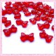 lot de 30 perles noeuds rouge en acrylique