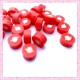 lot de 25 perles tranche fimo tomate