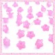150 fleurs lucite en acrylique rose
