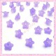 150 fleurs lucite en acrylique violette