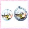 Cabochon en verre rond 25mm Arc de Triomphe