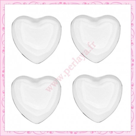 Lot 20 Cabochons Verre Blanc Vintage Non Polis – Diamètre 18 Mm, à Laver, Occasion