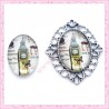 Cabochon en verre oval 18x25mm Big Ben
