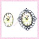 Cabochon en verre oval 18x25mm horloge