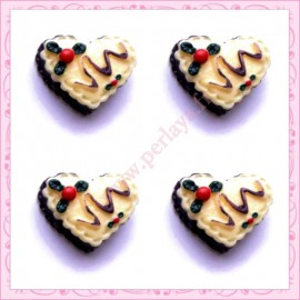 1 cabochons patisserie de noël