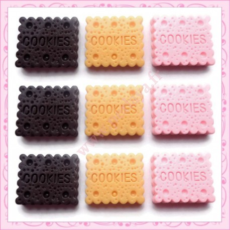 3 cabochons gateaux