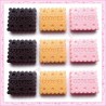 3 cabochons gateaux