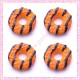  3 cabochons en résine biscuit 1,9cm