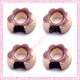  3 cabochons en résine donuts vanille 2cm