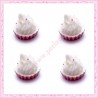  3 cabochons en résine gateau 1,5cm
