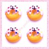 3 cabochons en résine donuts kawaii 2,2cm