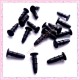  80 plugs noir plat anti-poussière
