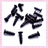  80 plugs noir plat anti-poussière