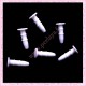  80 plugs blanc plat anti-poussière