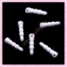 80 plugs anti-poussière blanc anti-poussière en plastique 17mm