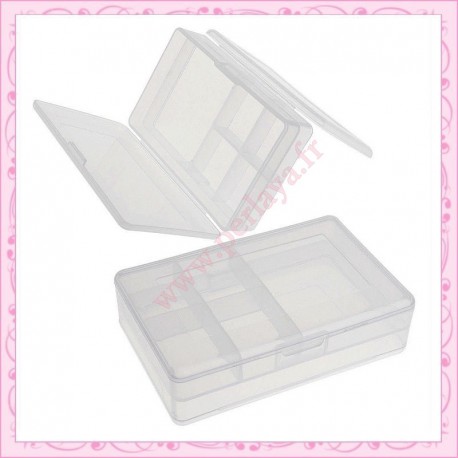 1 boîte de rangement à double sens