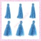  20 pompons bleu 3cm