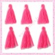 Lot de 20 pompons roe fushia 3cm