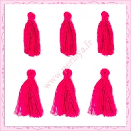 Lot de 20 pompons rouge 3cm