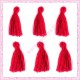  20 pompons rouge 3cm