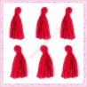  20 pompons rouge 3cm