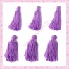  20 pompons violet 3cm