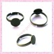lot de 5 supports de bague argentés 10mm