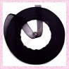 45 mètres de ruban organza 10mm noir