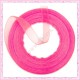 45 mètres de ruban organza 10mm rose